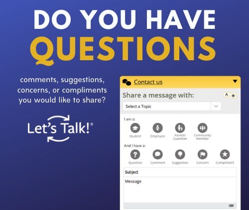 Let's Talk customer service tool: Do you have questions 